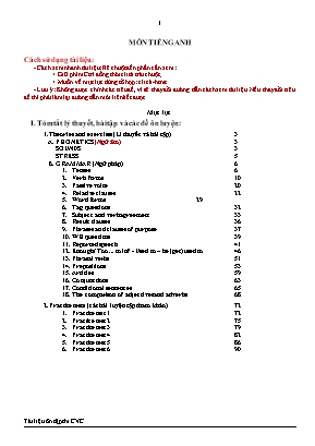Tài liệu ôn tập thi CVC